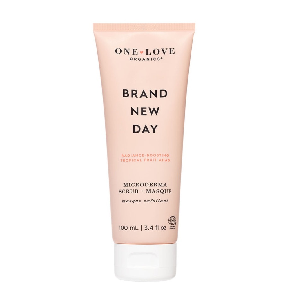 NIB: One Love Organics - Brand New Day Microderma Scrub Masque $49